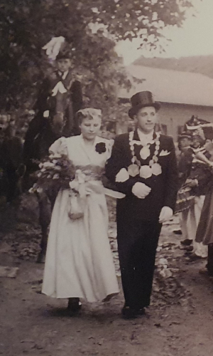 1954 Königspaar - Heinrich und Gertrud Heutz