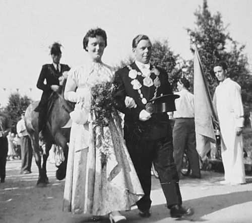 1957 Königspaar - Siegfried Schulz und Katharina Schmitz