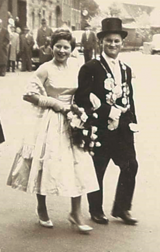 1962 Königspaar - Franz-Willi Nolten und Agnes Cranen