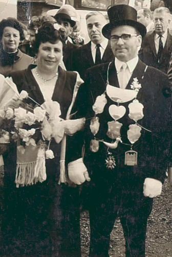 1969 Königspaar - Heinrich und Hubertine Paulussen
