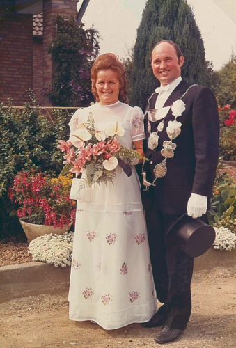 1972 Königspaar - Richard und Anneliese Laumen