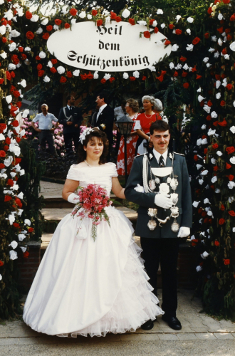1989 Königspaar - Norbert Coenen und Sabine Wirtz