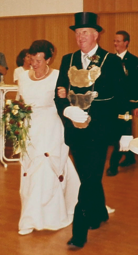 2002 Königspaar - Andreas Sentis und Gertrud Schulte